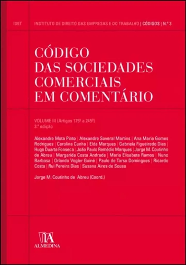 Imagem de Código das Sociedades Comerciais em Comentário Vol. III